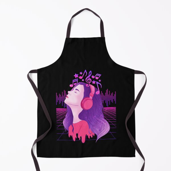 Item preview, Vaporwave Girl EDM & Trance Dance Music Headphones designed and sold by perfectpresents.