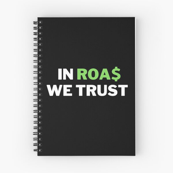 Item preview, In ROAS We Trust - Funny Dropshipping / Ecommerce Joke designed and sold by SimplyDeals.