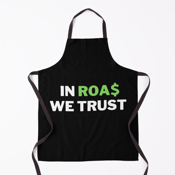 Item preview, In ROAS We Trust - Funny Dropshipping / Ecommerce Joke designed and sold by SimplyDeals.