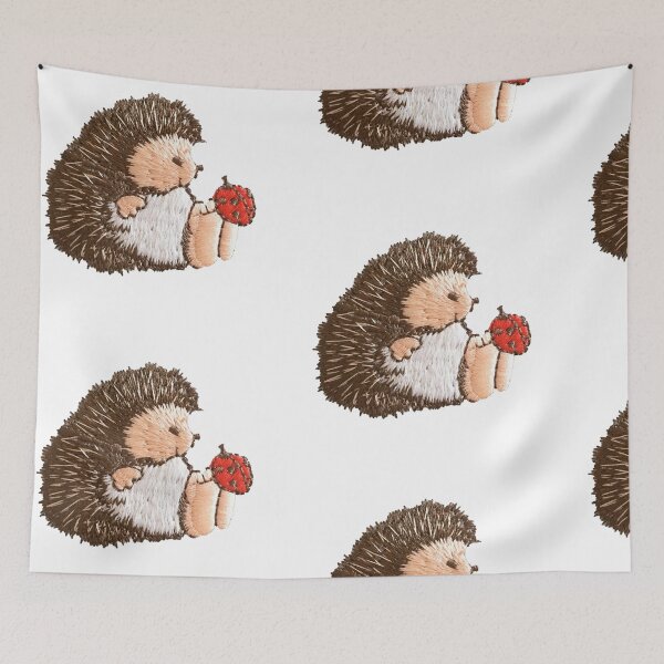 Item preview, Cute Hedgehog Sticker designed and sold by designolo.