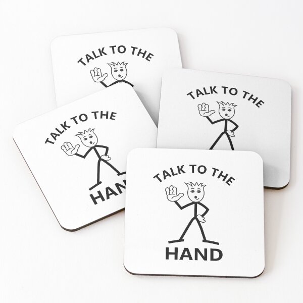Item preview, Talk To The Hand - Stickman designed and sold by RamiBeans.