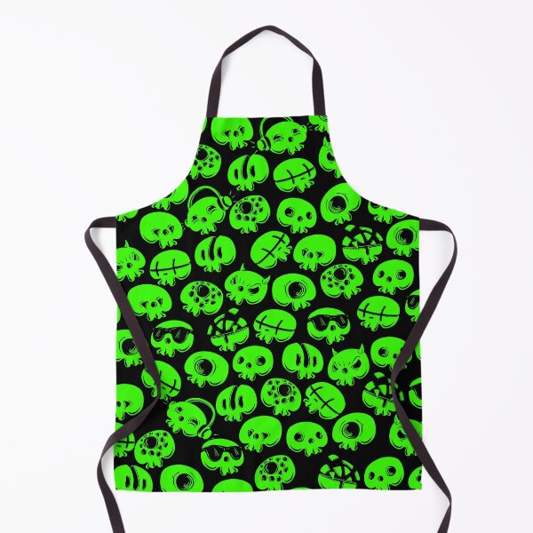 Item preview, Just green skulls designed and sold by fakeface.