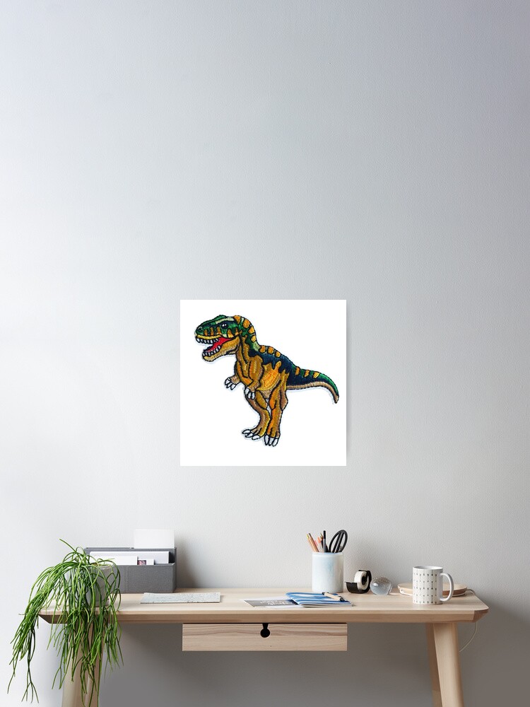 Thumbnail 2 of 3, Poster, T-Rex Dinosaur Sticker designed and sold by designolo.
