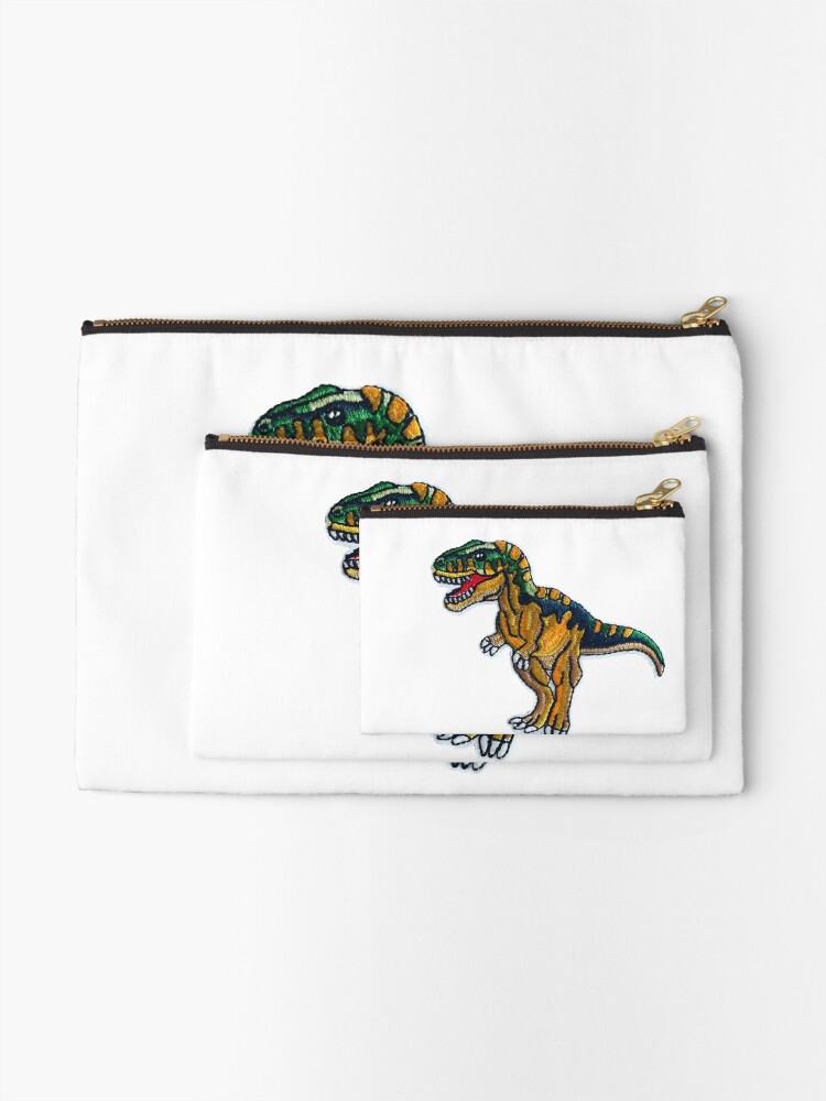 Thumbnail 2 of 4, Zipper Pouch, T-Rex Dinosaur Sticker designed and sold by designolo.