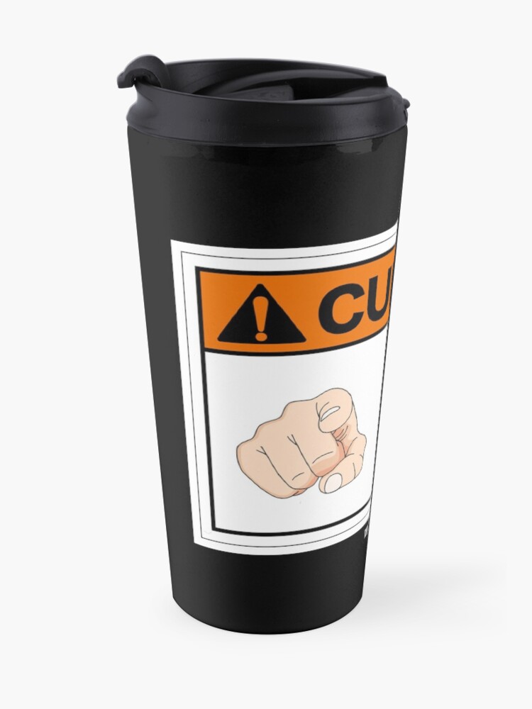 Vista alternativa de Taza de viaje ¡Cuidado! Podrías terminar en mi novela
