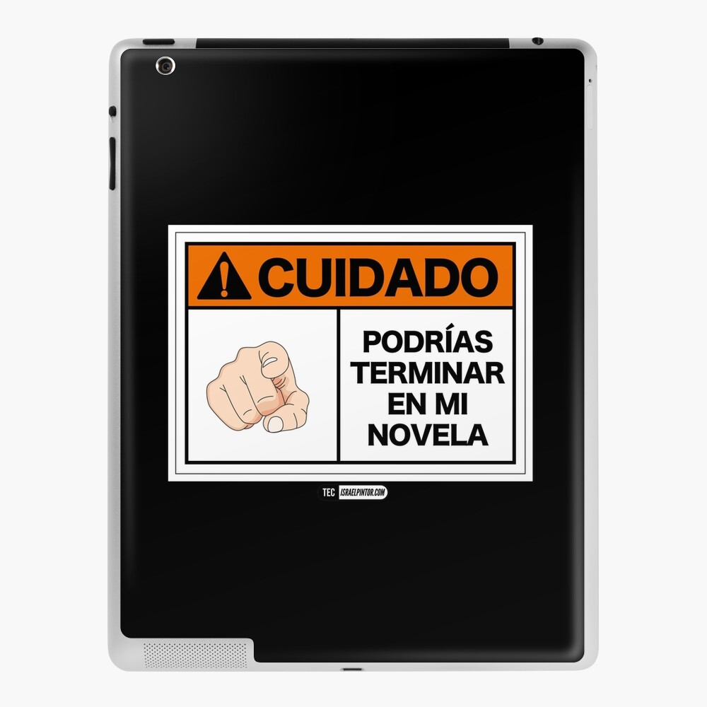 ¡Cuidado! Podrías terminar en mi novela Funda y vinilo para iPad