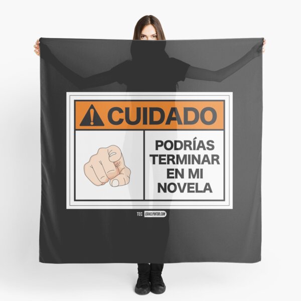 Watch out! You could end up in my novel Scarf
