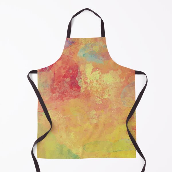 Item preview, Watercolor Sunset Sunrise Sky Yellow, Orange, Red Scheme Blotchy Paint Effect designed and sold by WOW TeesAndThings.