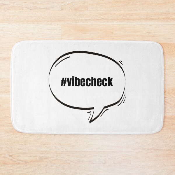 Item preview, Hashtag Vibe Check Text-Based Speech Bubble designed and sold by Nathalie Aynié.