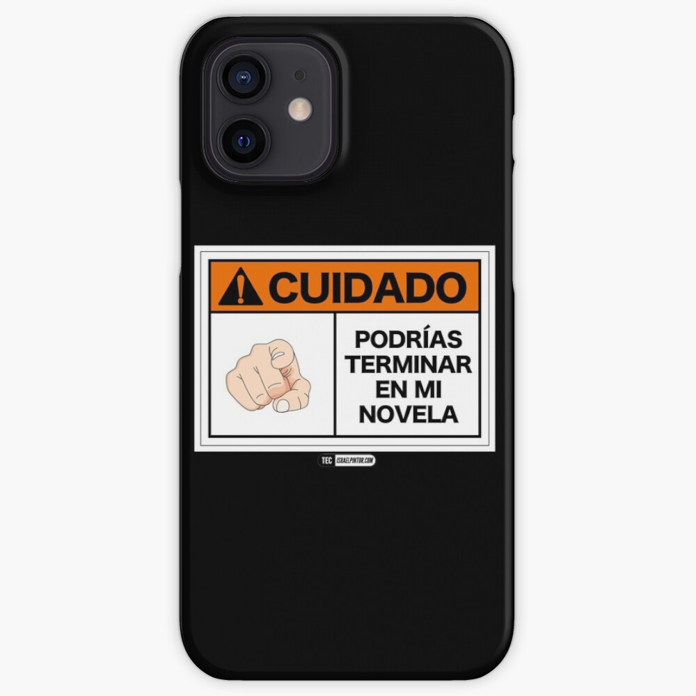 ¡Cuidado! Podrías terminar en mi novela Funda y vinilo para iPhone