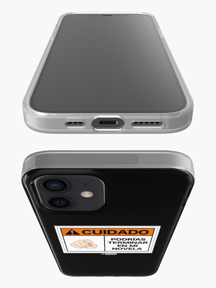 Vista alternativa de Funda y vinilo para iPhone ¡Cuidado! Podrías terminar en mi novela