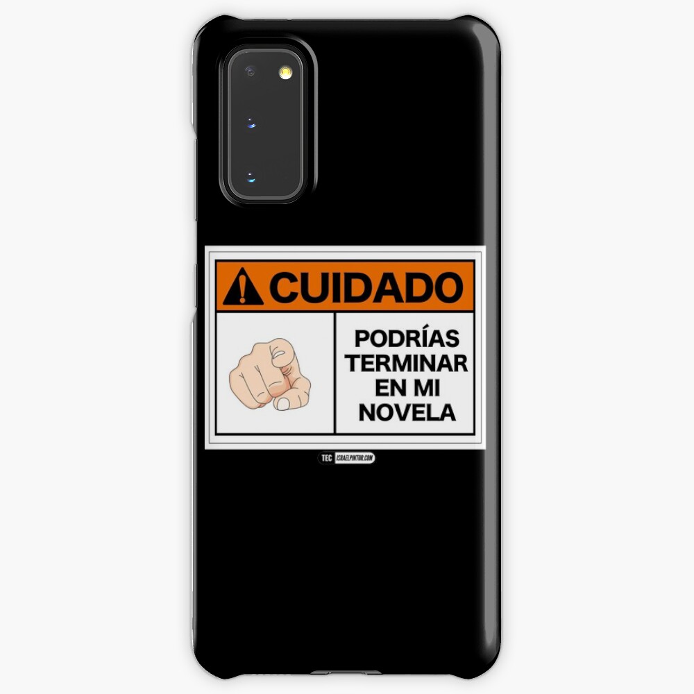 ¡Cuidado! Podrías terminar en mi novela Funda y vinilo para Samsung Galaxy