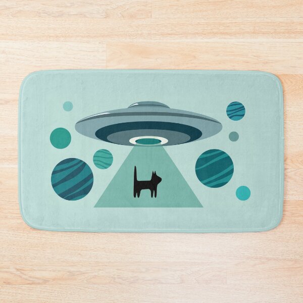 Item preview, ufo abducting cat  designed and sold by ianisalover.