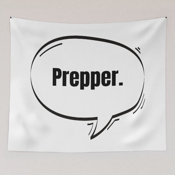Item preview, Prepper Text-Based Speech Bubble designed and sold by Nathalie Aynié.