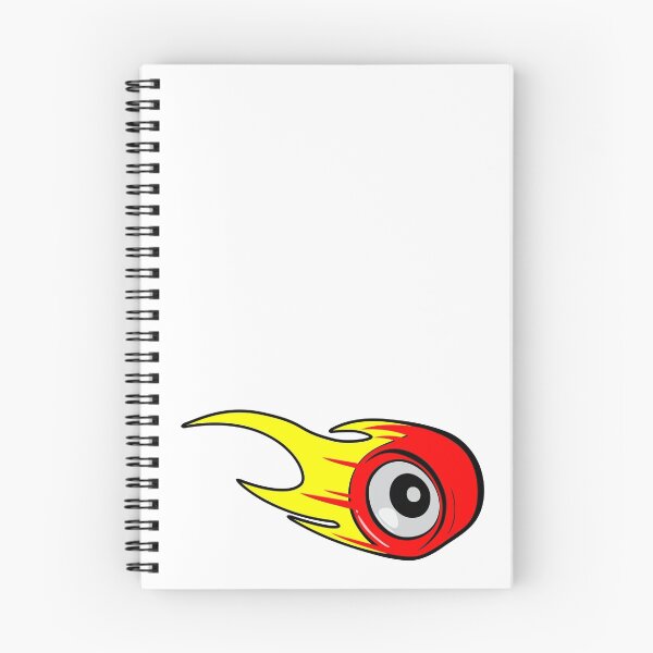 Item preview, Flaming Skate Wheel, Red designed and sold by LudlumDesign.