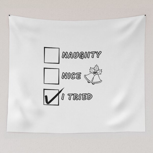 Item preview, Merry Christmas Funny Checklist designed and sold by Happiness Creators.
