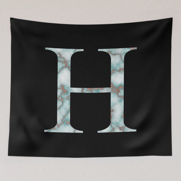 Item preview, Eta Greek Letter Rose Gold Teal Marble designed and sold by MSA-42.