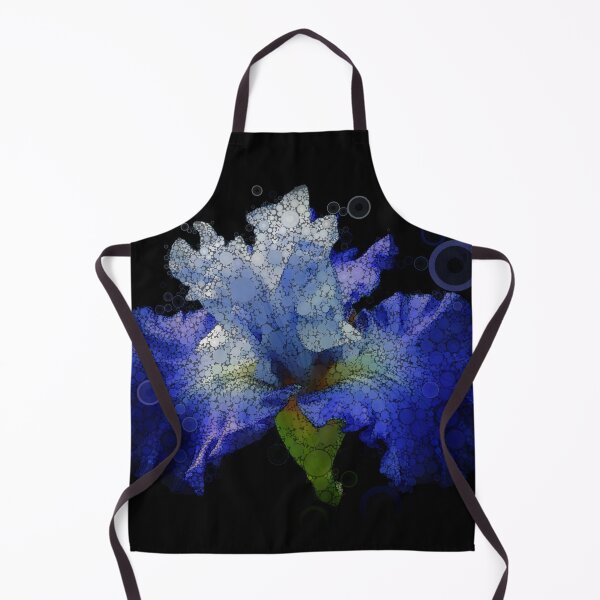 Artikelvorschau, Lila Irisblume Abstraktes Design entworfen und verkauft von Heathermarie321.