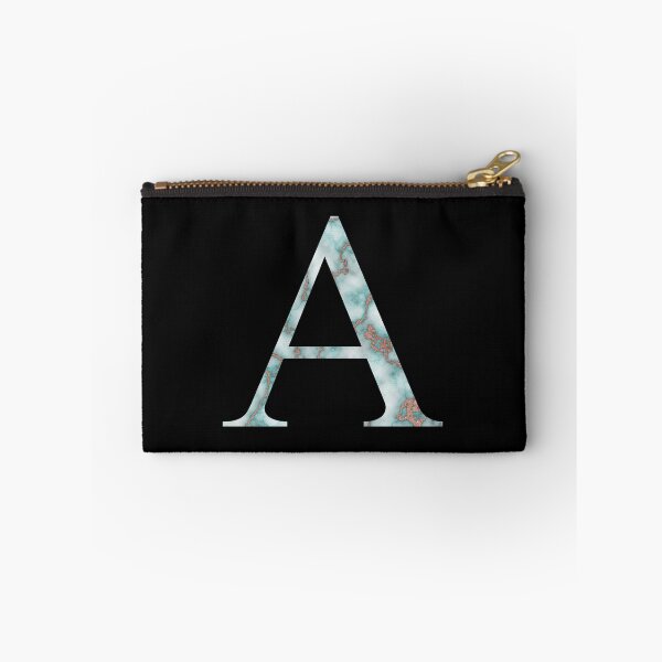 Item preview, Alpha Greek Letter Rose Gold Teal Marble designed and sold by MSA-42.