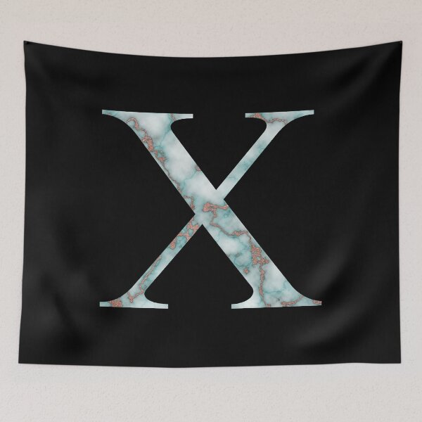 Item preview, Chi Greek Letter Rose Gold Teal Marble designed and sold by MSA-42.