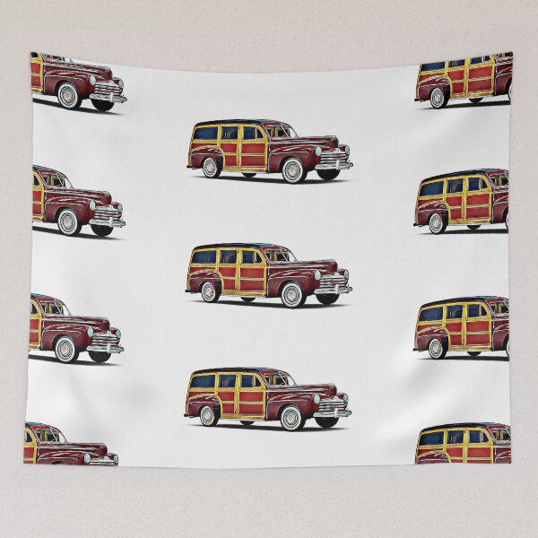Item preview, Woody Wagon Cartoon designed and sold by Auto-Prints.