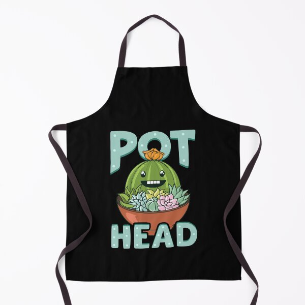 Item preview, Cute & Funny Pot Head Plant Obsessed Gardening Pun designed and sold by perfectpresents.