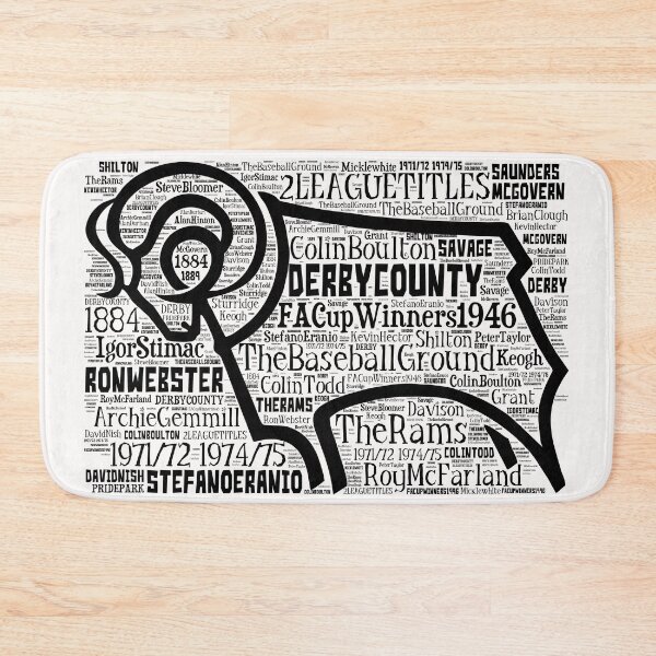 Item preview, Derby County Club Crest 2 designed and sold by TheIcons.