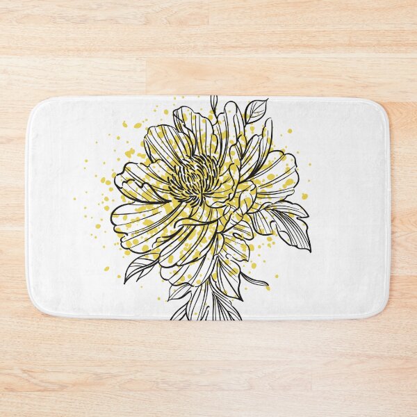 Item preview, Watercolor Yellow Flower  designed and sold by BohoMoon.