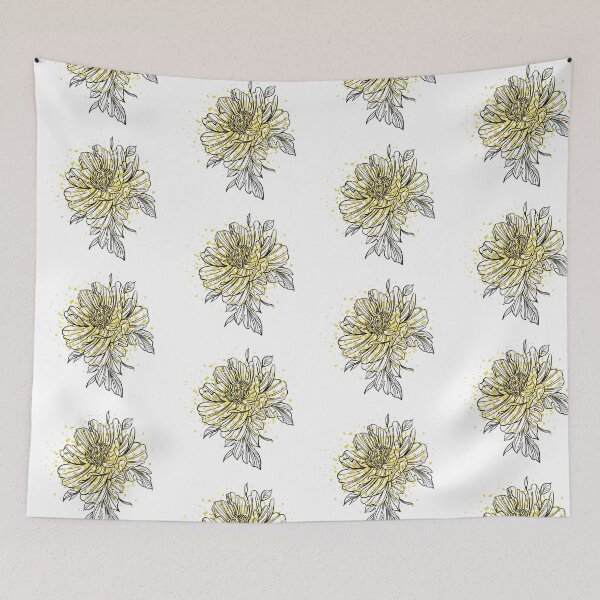 Item preview, Watercolor Yellow Flower  designed and sold by BohoMoon.