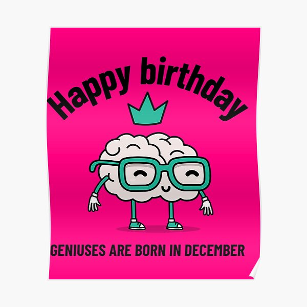 Posters Sur Le Theme Joyeux Anniversaire Ma Soeur Redbubble