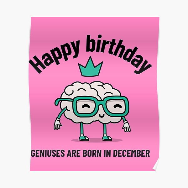 Posters Sur Le Theme Joyeux Anniversaire Ma Soeur Redbubble