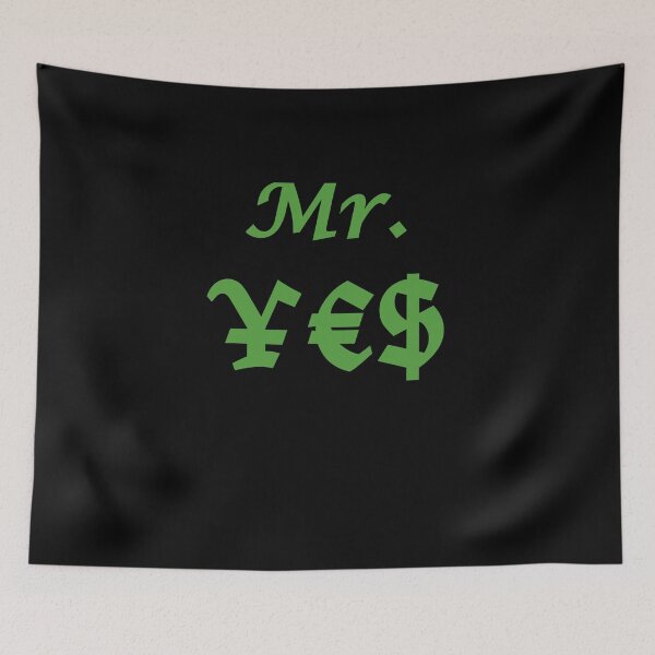 Item preview, Mr.YES Yen Euro Dollar Positive Psychology Optimist Entrepreneur designed and sold by h44k0n.