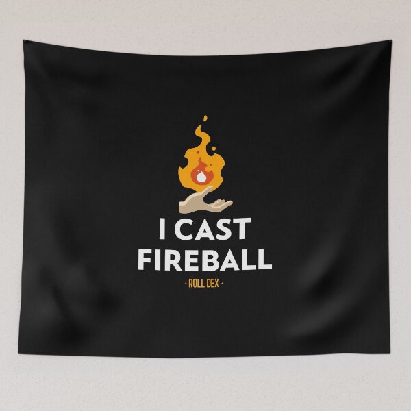 Item preview, I Cast Fireball D&D designed and sold by TheVintageGuild.