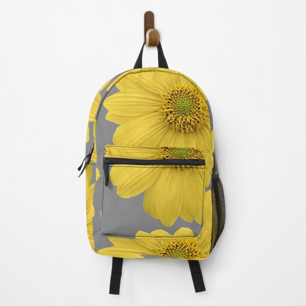 Item preview, Yellow Flower Petals with black grey background designed and sold by MyArt23.