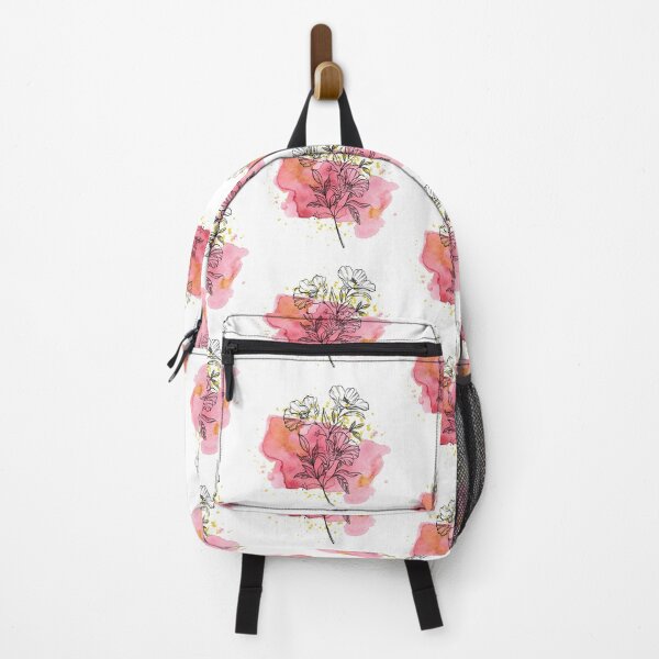 Item preview, Watercolor Pink Yellow Washed Flower  designed and sold by BohoMoon.