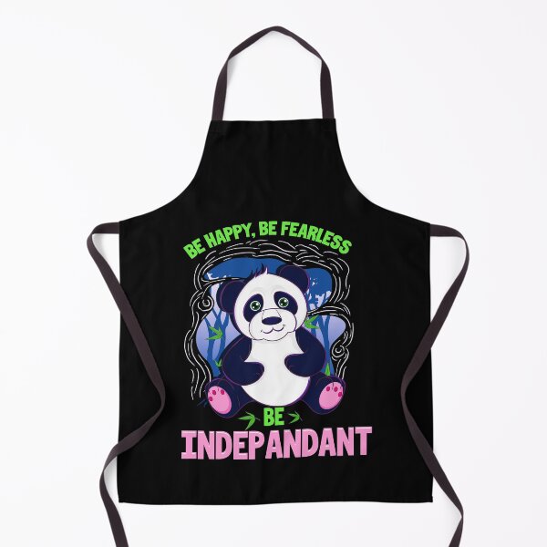 Item preview, Be Happy Be Fearless Be Indepandant Panda Pun designed and sold by perfectpresents.