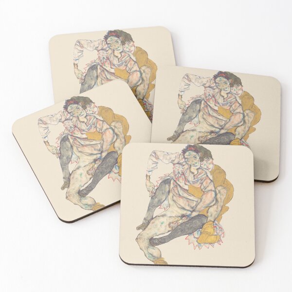 Item preview, Egon Schiele - Sitzendes paar (sitting couple), 1915 designed and sold by Pytart.