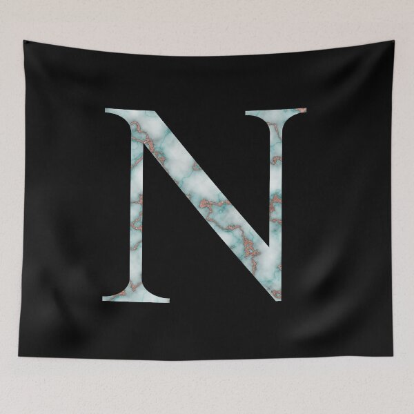 Item preview, Nu Greek Letter Rose Gold Teal Marble designed and sold by MSA-42.