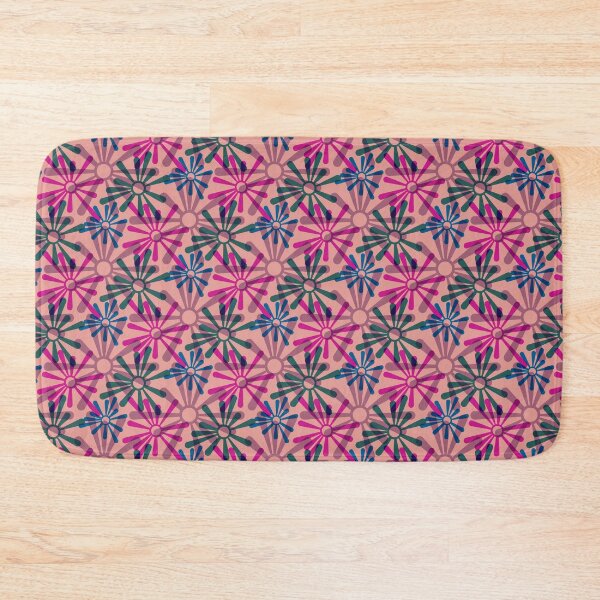 Item preview, GEOMETRIC FLORAL - PINK designed and sold by PrachiManerikar.