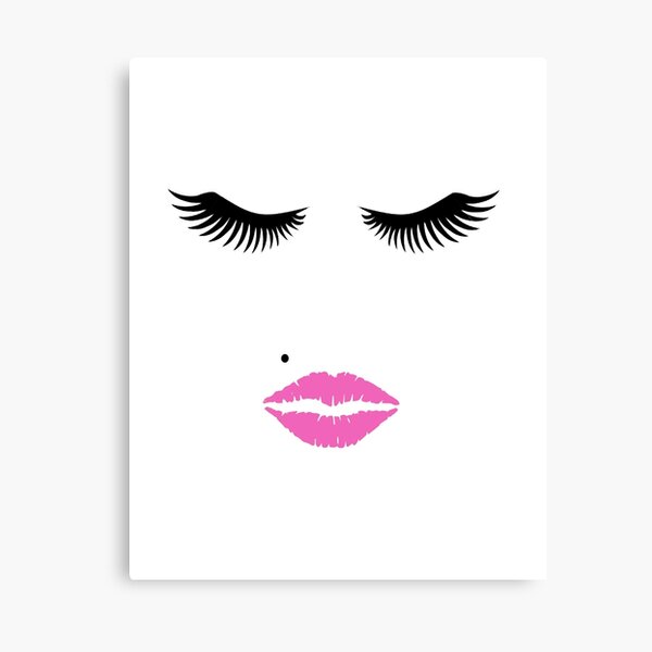 Stop Glamour Time Printable Art Fashion Print Fashion Illustration Bathroom Decor Girly Quote Girls Room Decor Gift For Her Makeup Print Canvas Print By Nathanmoore Redbubble