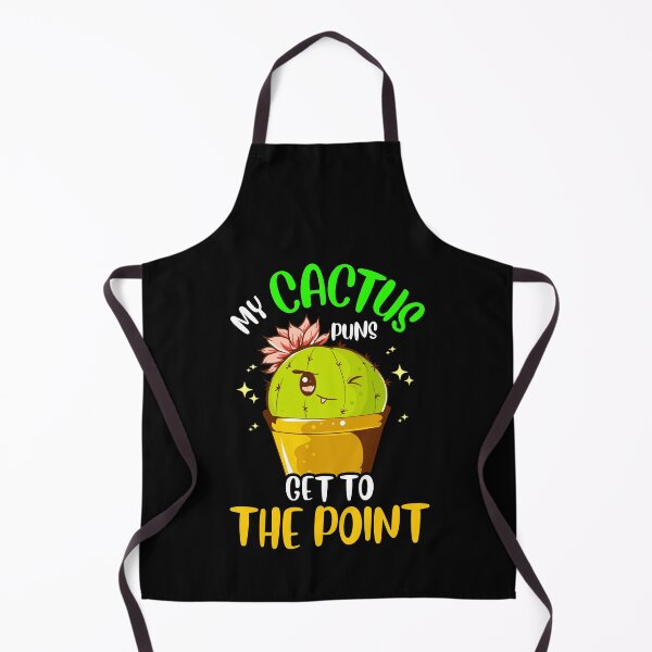 Item preview, My Cactus Puns Get To The Point Winking Plant designed and sold by perfectpresents.