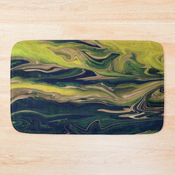 Item preview, Malachite Green Liquid Marble  designed and sold by k9printart.