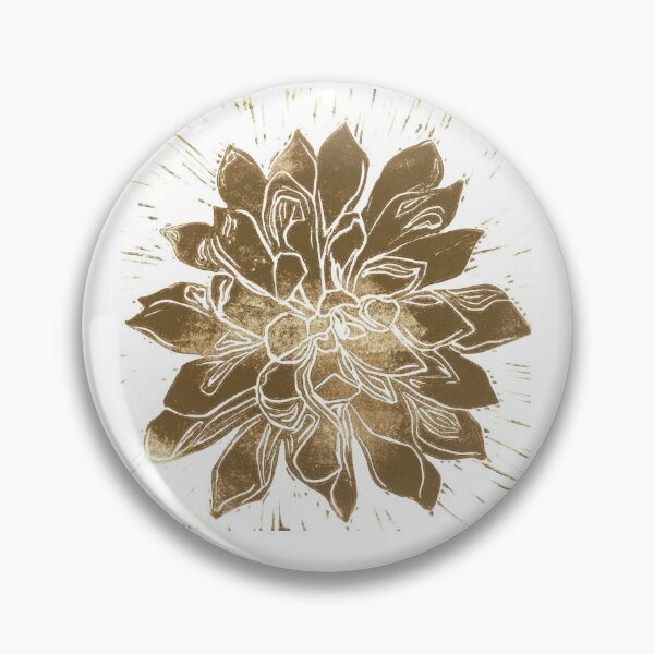 Item preview, Estampado Lino Botánico Dorado designed and sold by Squirrels-Leap.