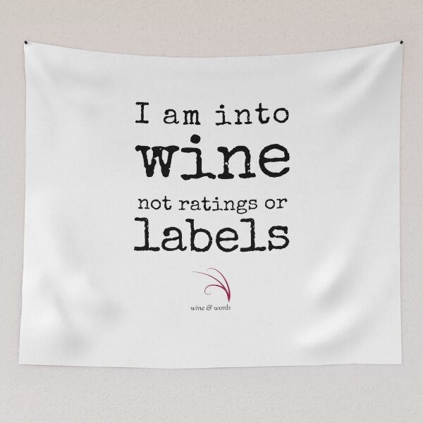 Item preview, Wine quote into wine not ratings or labels designed and sold by wineandwords.