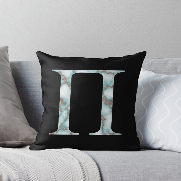 Item preview, Pi Greek Letter Rose Gold Teal Marble designed and sold by MSA-42.