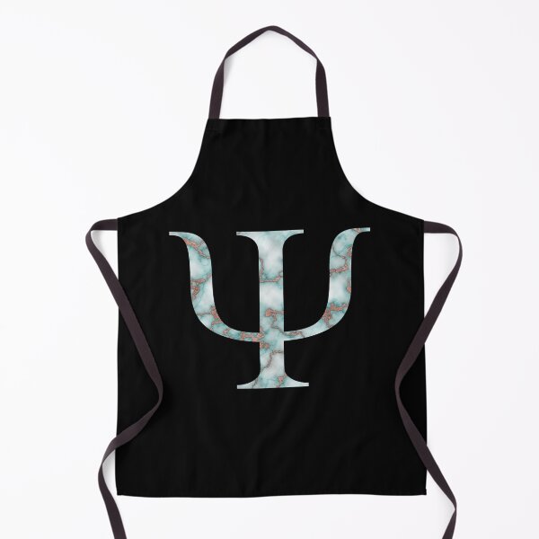 Item preview, Psi Greek Letter Rose Gold Teal Marble designed and sold by MSA-42.