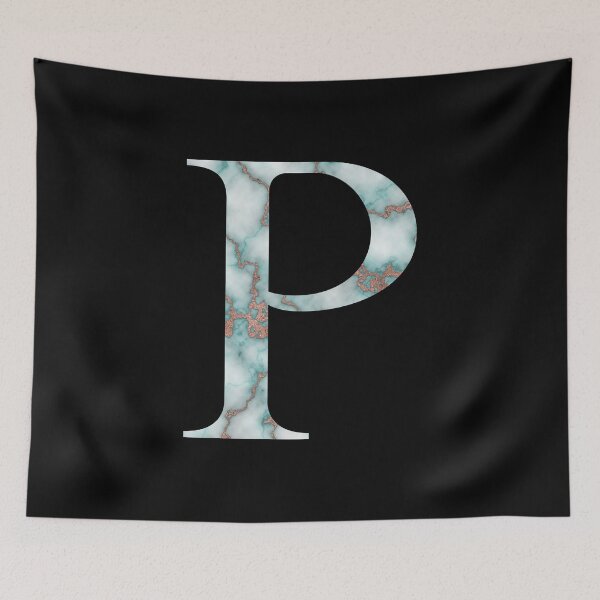 Item preview, Rho Greek Letter Rose Gold Teal Marble designed and sold by MSA-42.