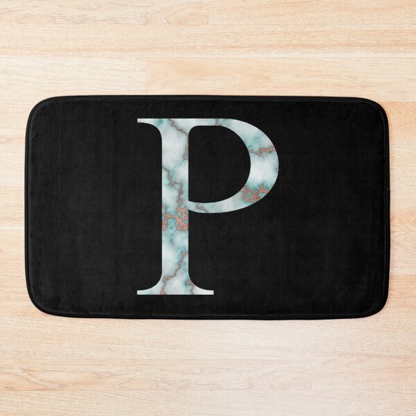 Item preview, Rho Greek Letter Rose Gold Teal Marble designed and sold by MSA-42.