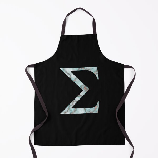 Item preview, Sigma Greek Letter Rose Gold Teal Marble designed and sold by MSA-42.