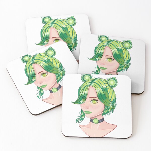 Item preview, lime cute girl  designed and sold by colorartboxs.